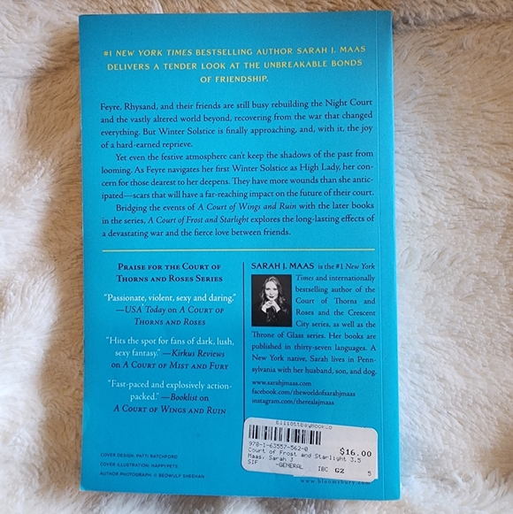 A Court of Frost and Starlight Paperback by Sarah J Maas - Picture 3 of 3